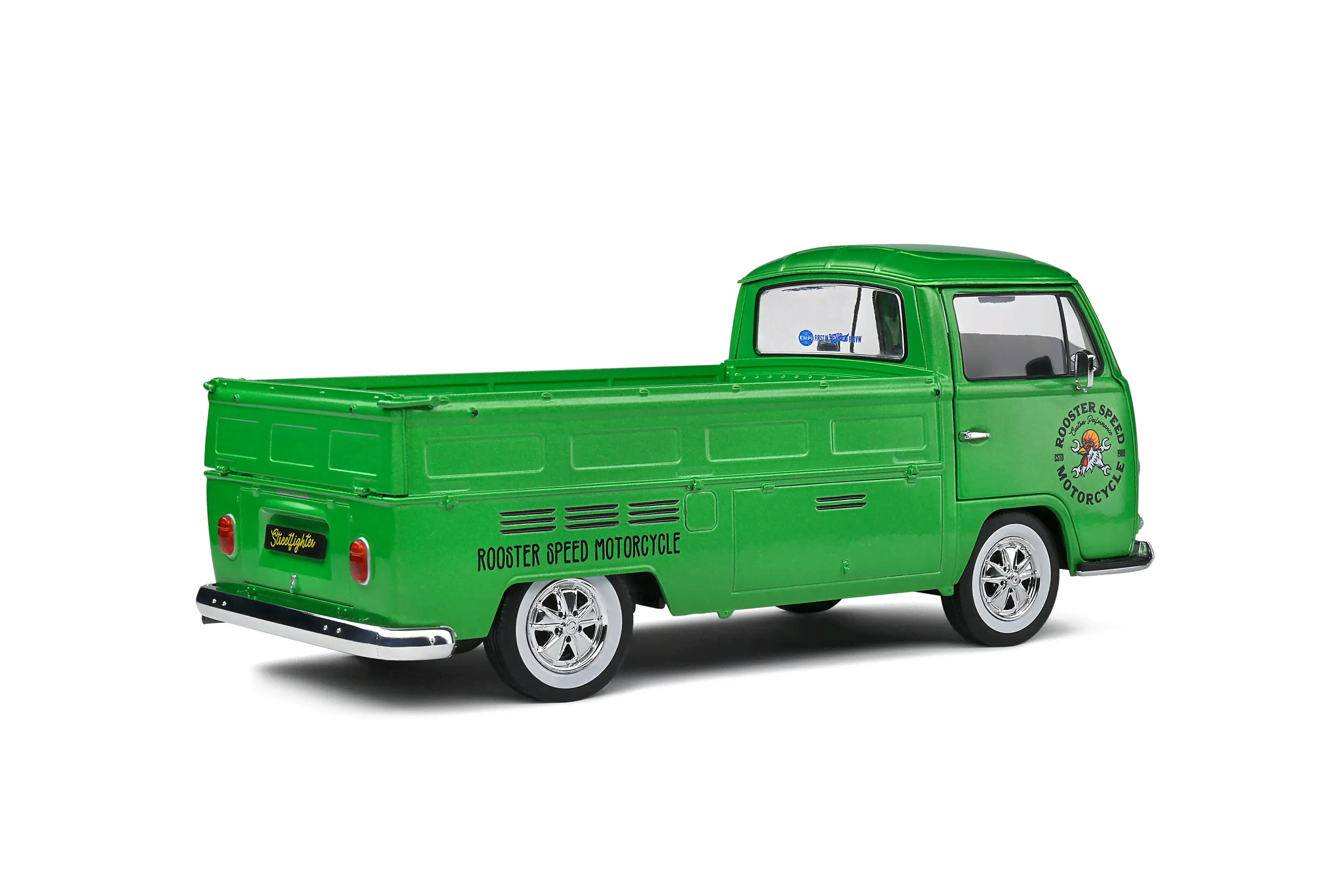 Масштабная модель Volkswagen T2 Pick-Up Green Custom 1968 зеленый лучшая цена!-2