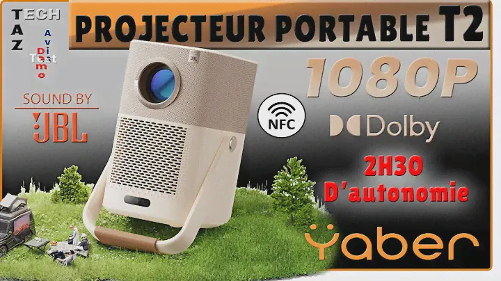 yaber T2 Projecteur Led Portable - La bonne AFFAIRE ! - 1080p / NFC / Dolby Audio JBL