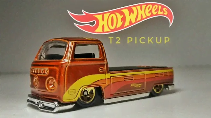 VW T2 pickup hotwheels diecast model