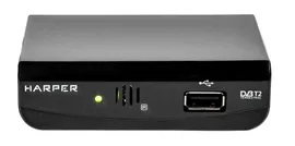 Приставка цифровая Приставка цифровая HARPER HDT2-1030 DVB-T2/MStar/ультра компактный 90 мм